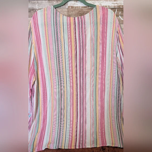 Savannah Jane Embroidered V Neck Tunic With Embroidery On Bell Sleeves - Picture 13 of 16